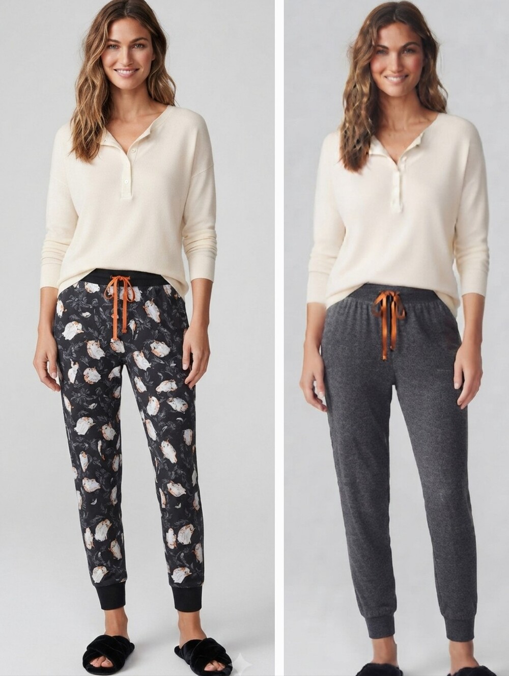 NWT Women's Set Of Two Joggers Pajamas Lounge Pants Halloween Print Medium